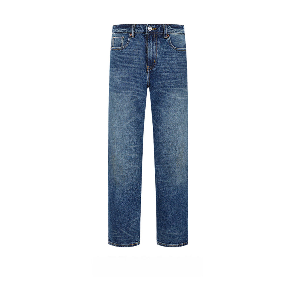 13oz Classic Blue Slim Fit Selvedge Jeans For Daily Work