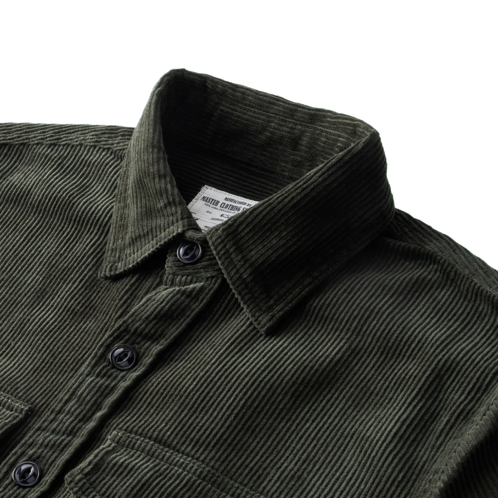 8-Rippen-Cord-Arbeitshemd