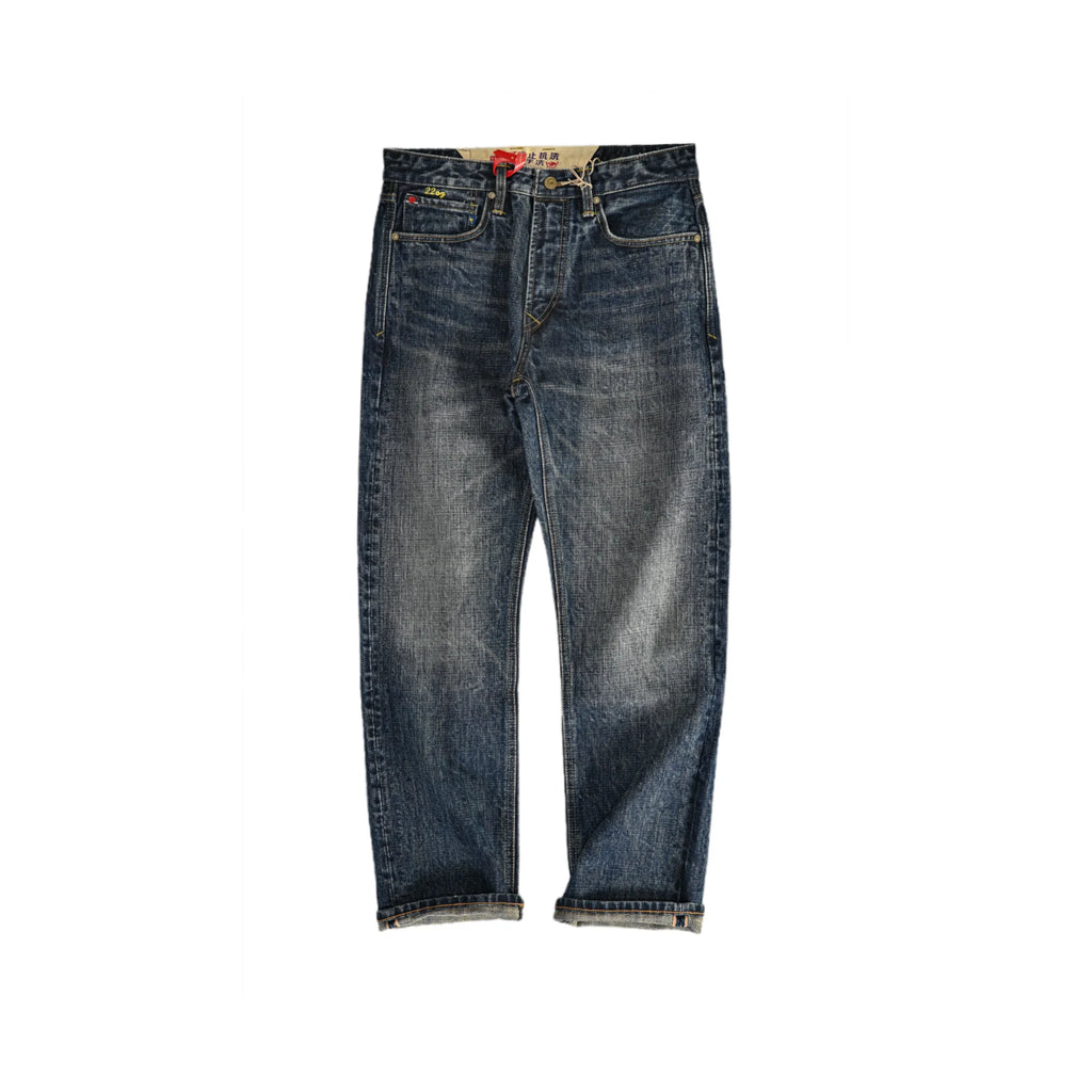 22oz Heavyweight Selvedge Straight Jeans Vintage Indigo