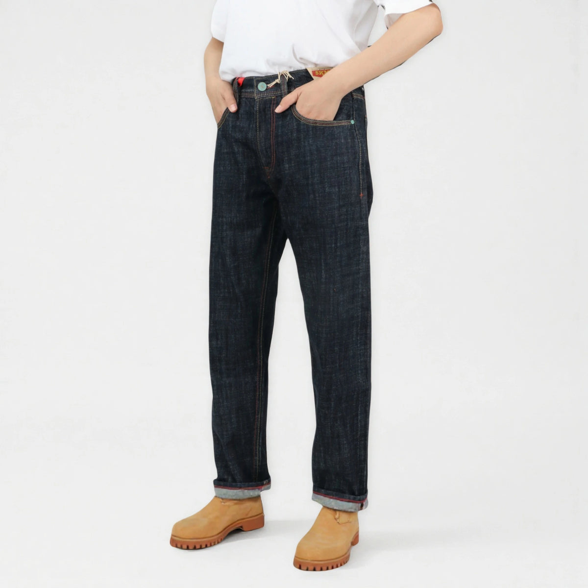 rgdenim_darkindigo_straight_selvedget_jeans _model_front