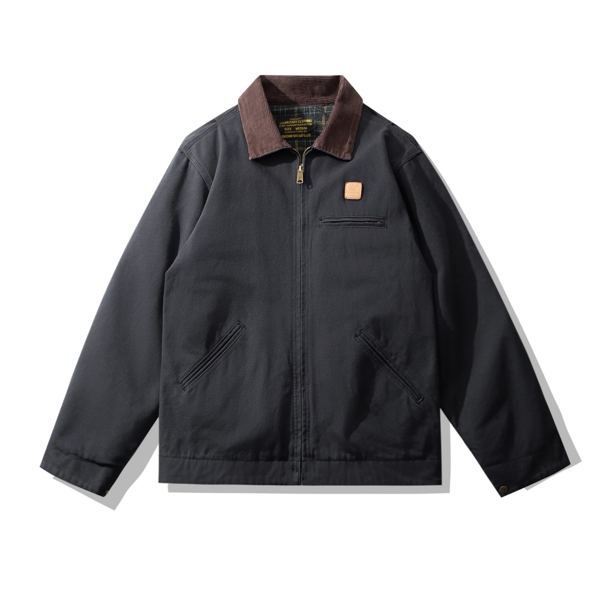 Veste en jean bleu délavé classique 14 oz, type III