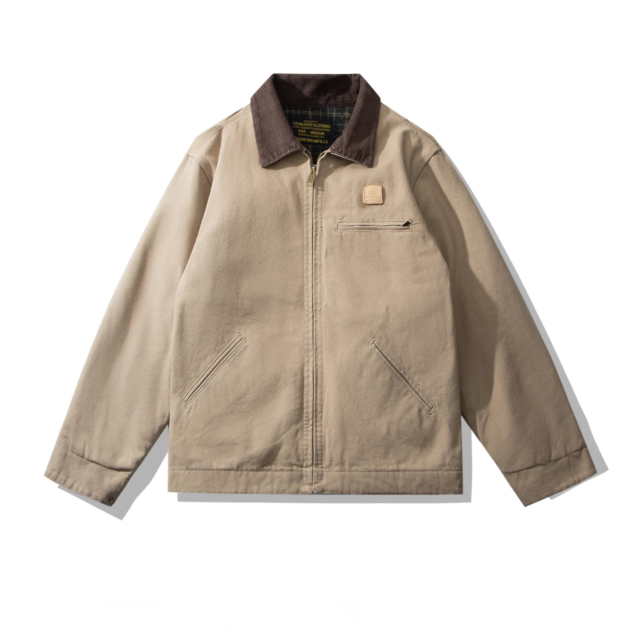 Veste en jean bleu délavé classique 14 oz, type III