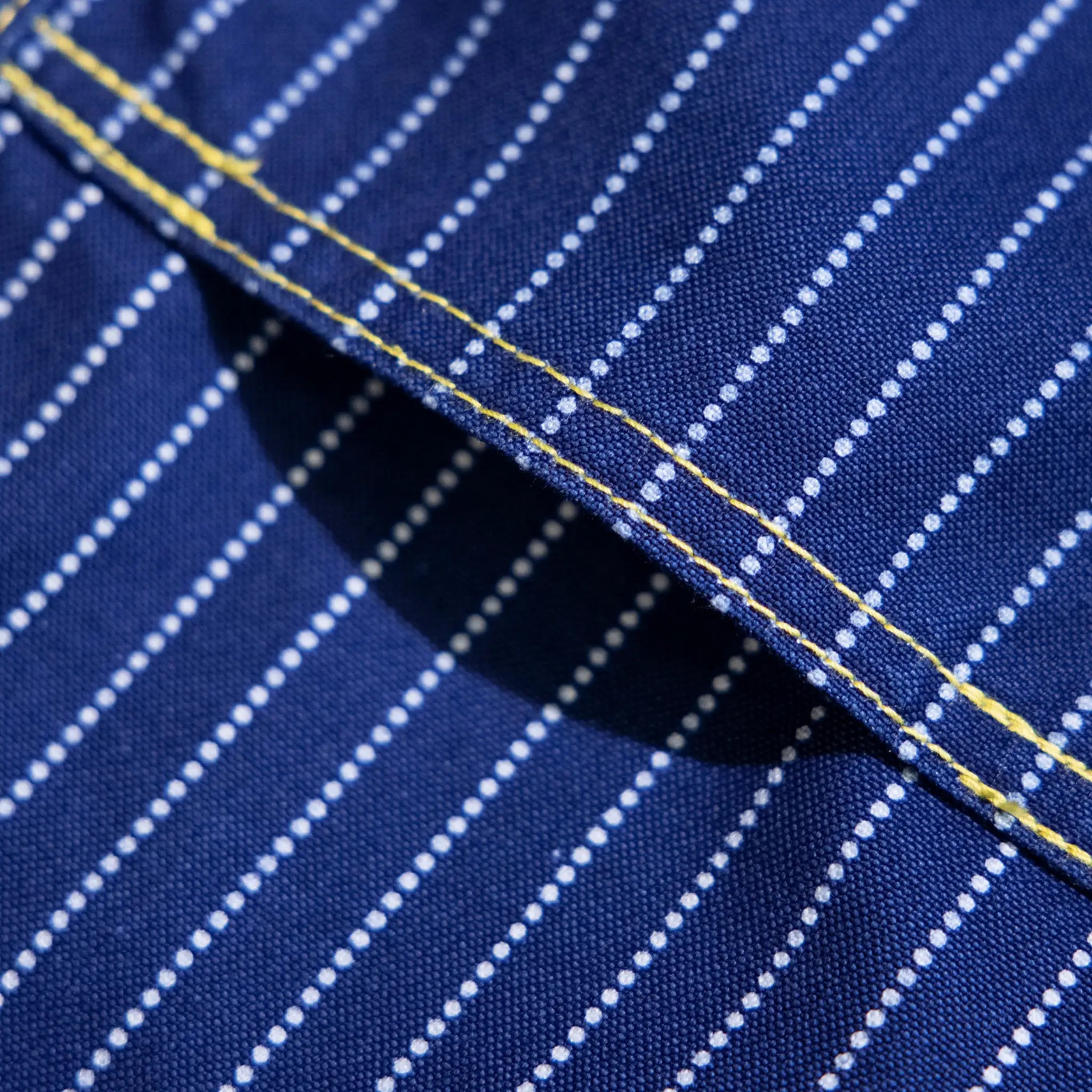 12oz Indigo Discharge Print Canvas Work Pants