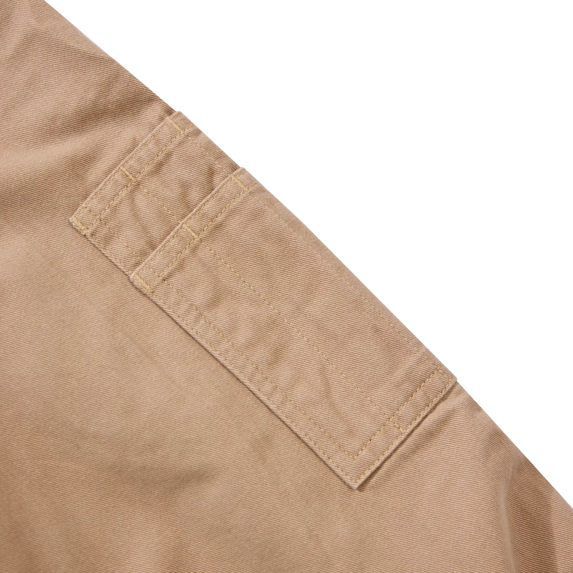 Jungle Cloth Flight Jacket with Shearling Collar