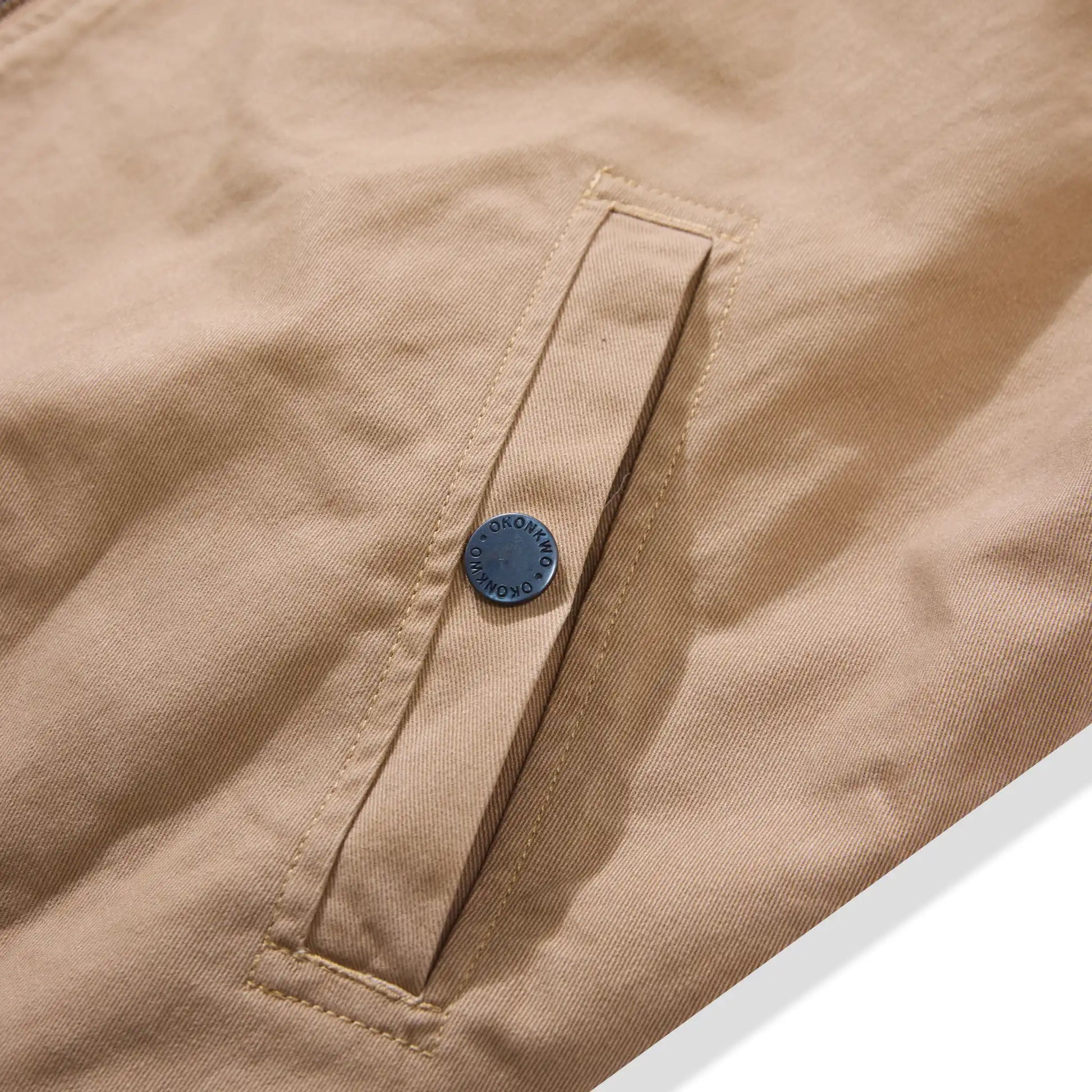 Jungle Cloth Flight Jacket with Shearling Collar