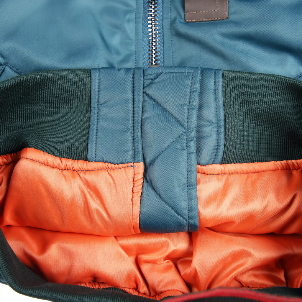 1950s Heritage MA-1 Bomber Jacket – Wool-Blend Lined Nylon