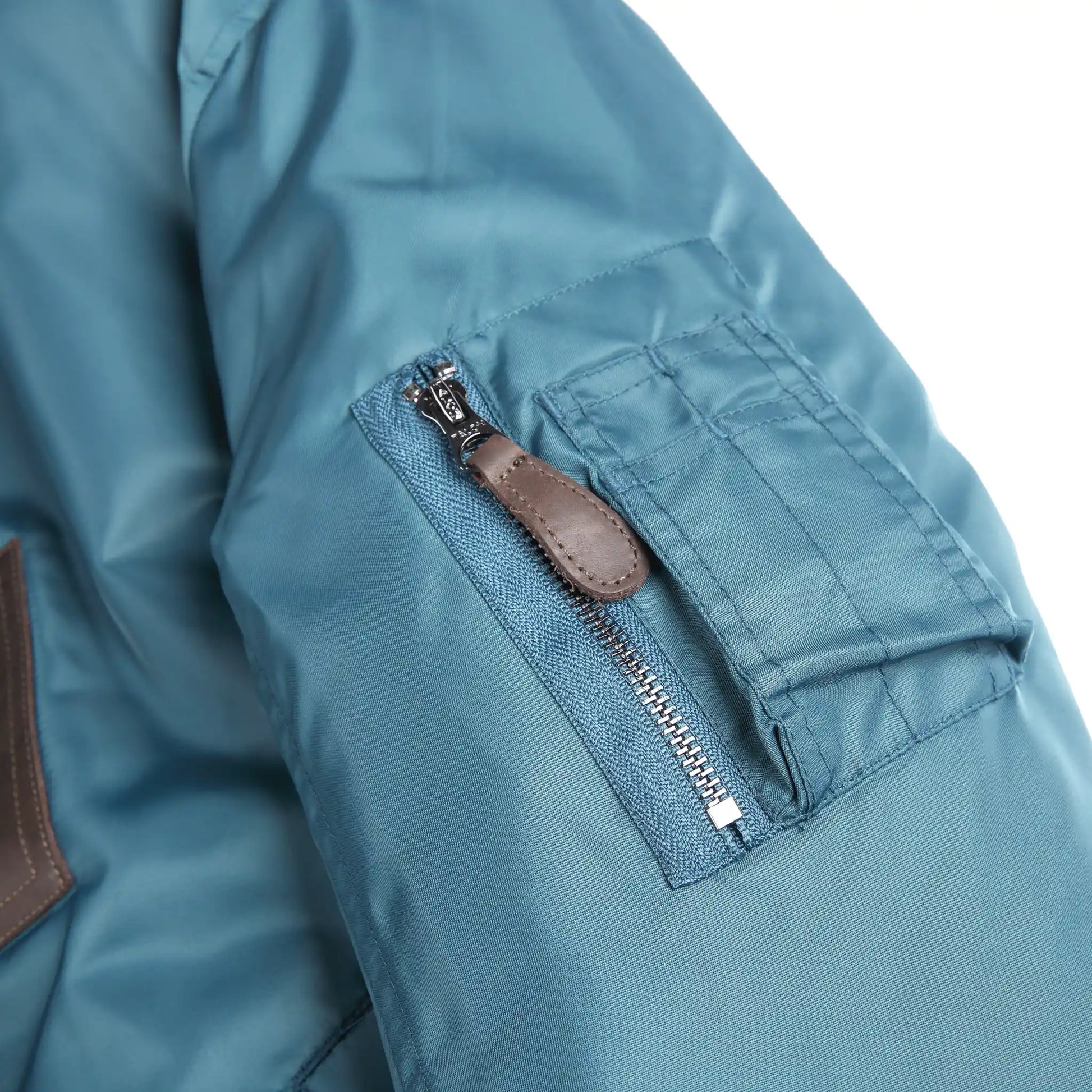 1950s Heritage MA-1 Bomber Jacket – Wool-Blend Lined Nylon