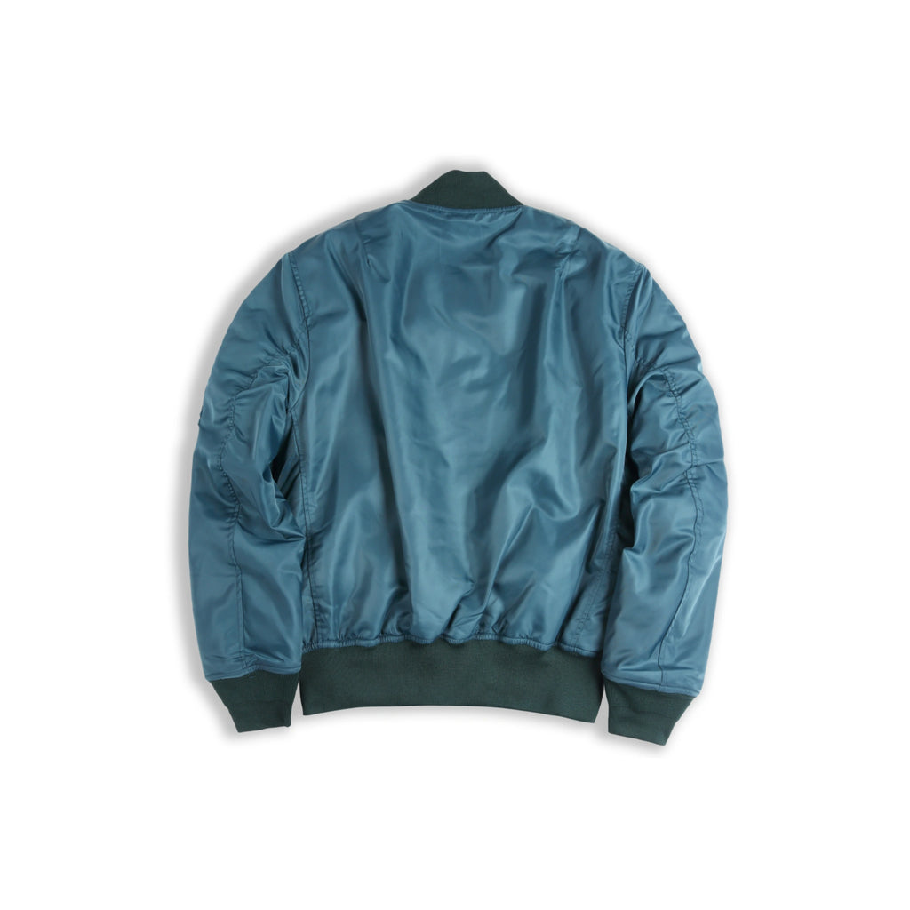 1950s Heritage MA-1 Bomber Jacket – Wool-Blend Lined Nylon