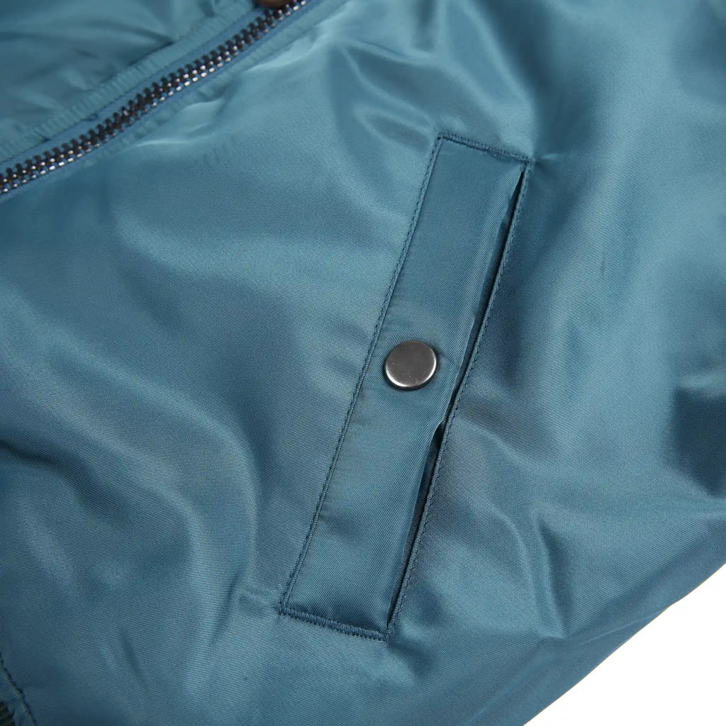 1950s Heritage MA-1 Bomber Jacket – Wool-Blend Lined Nylon