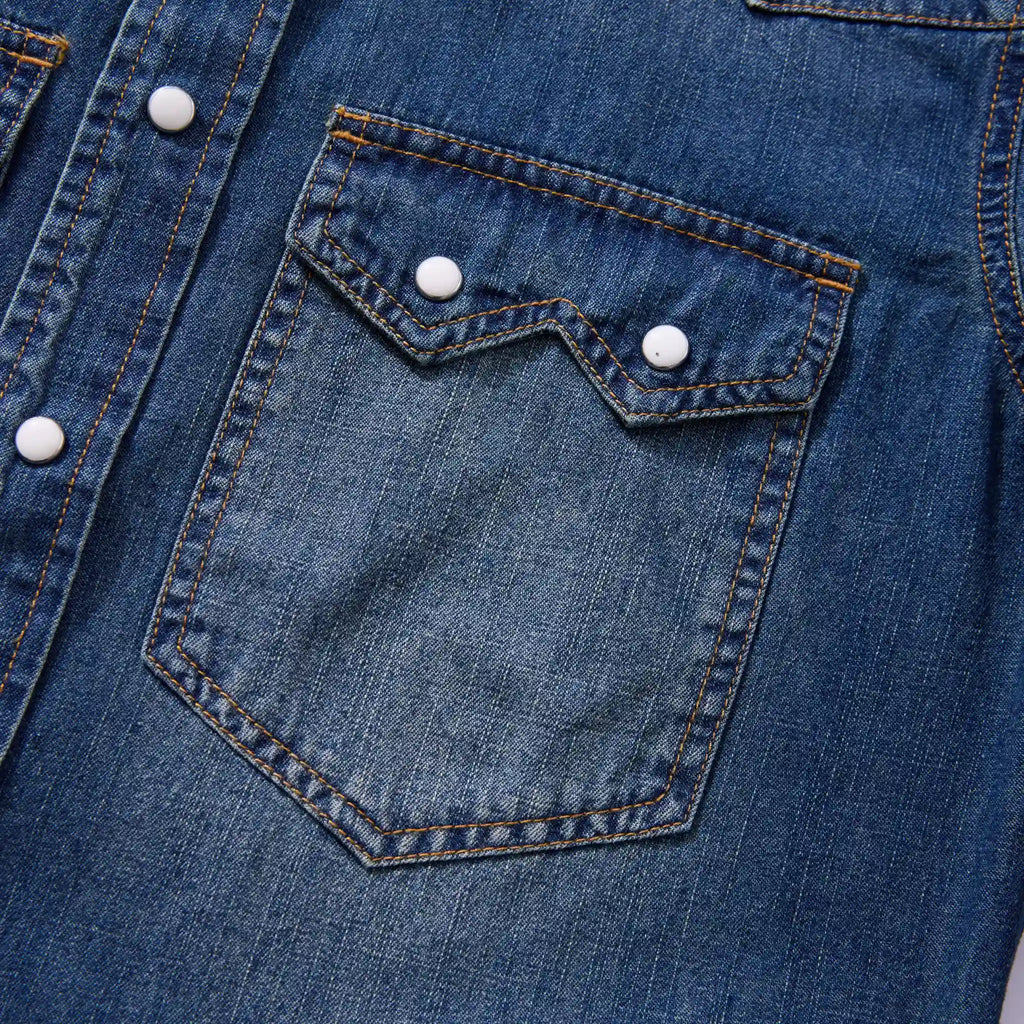 Light Weight 7oz Classic Western Denim Shirt
