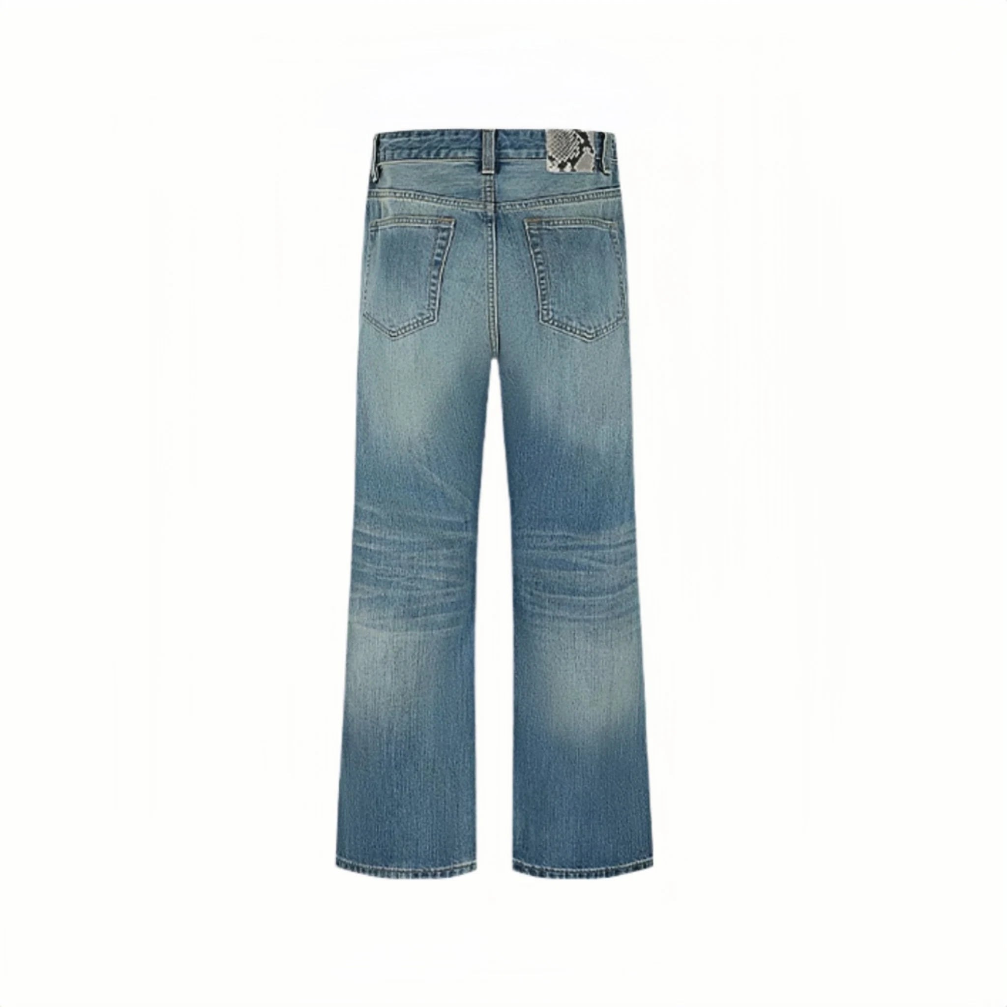 Jean bootcut bleu moyen pour homme