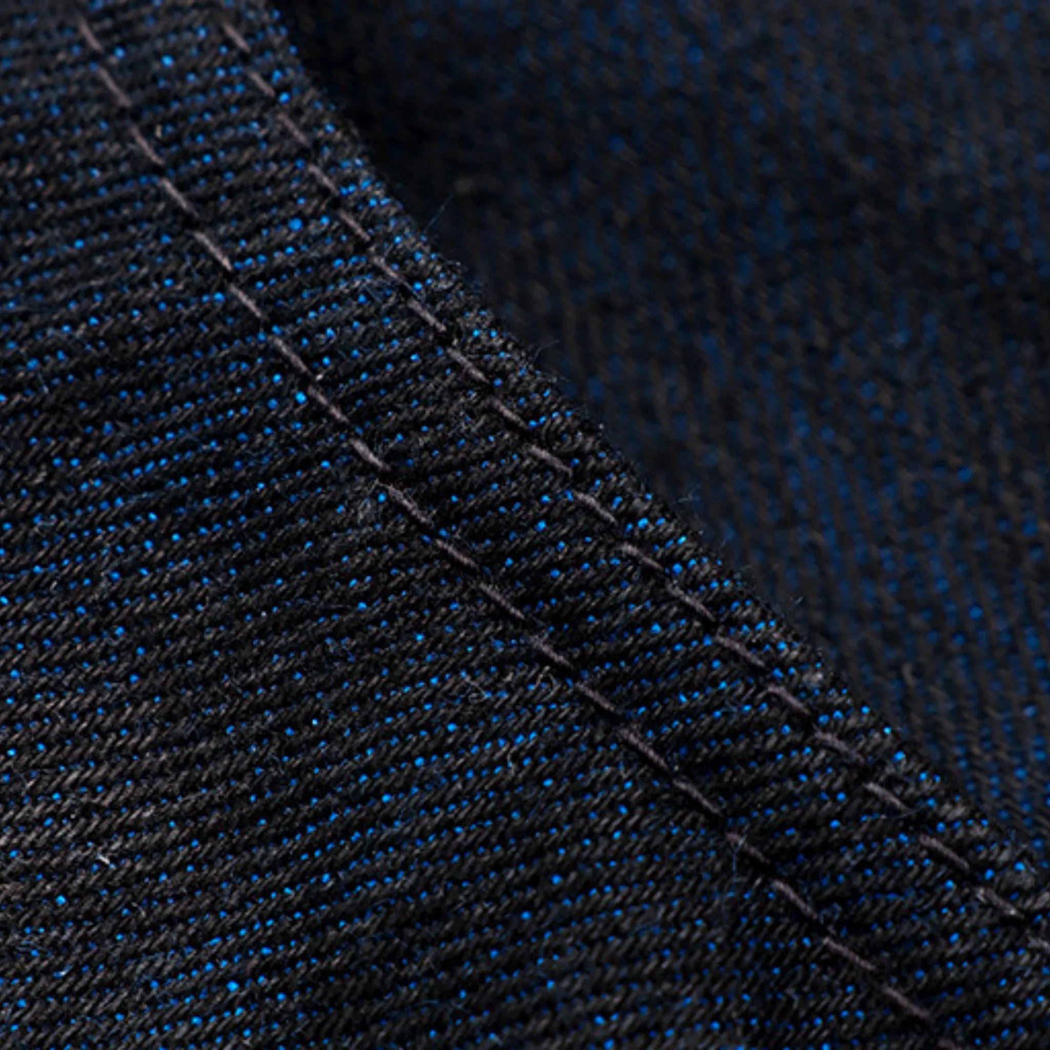 Jean slim droit bleu clair 14 oz à lisière indigo délavée