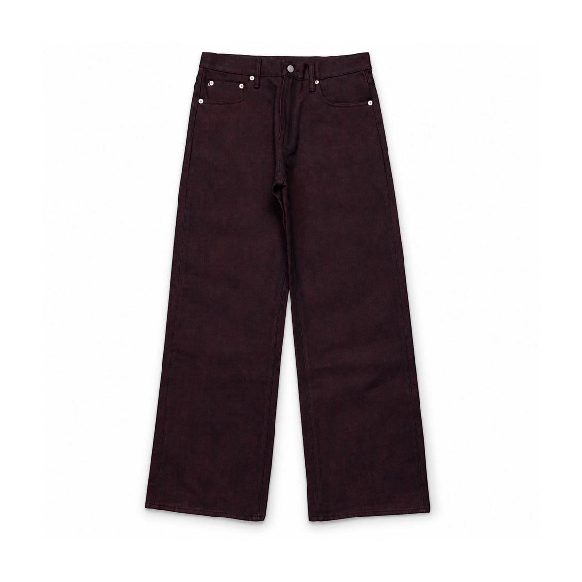 Vintage Blaue Slim Straight Fit Selvedge Jeans mit verblasster Waschung