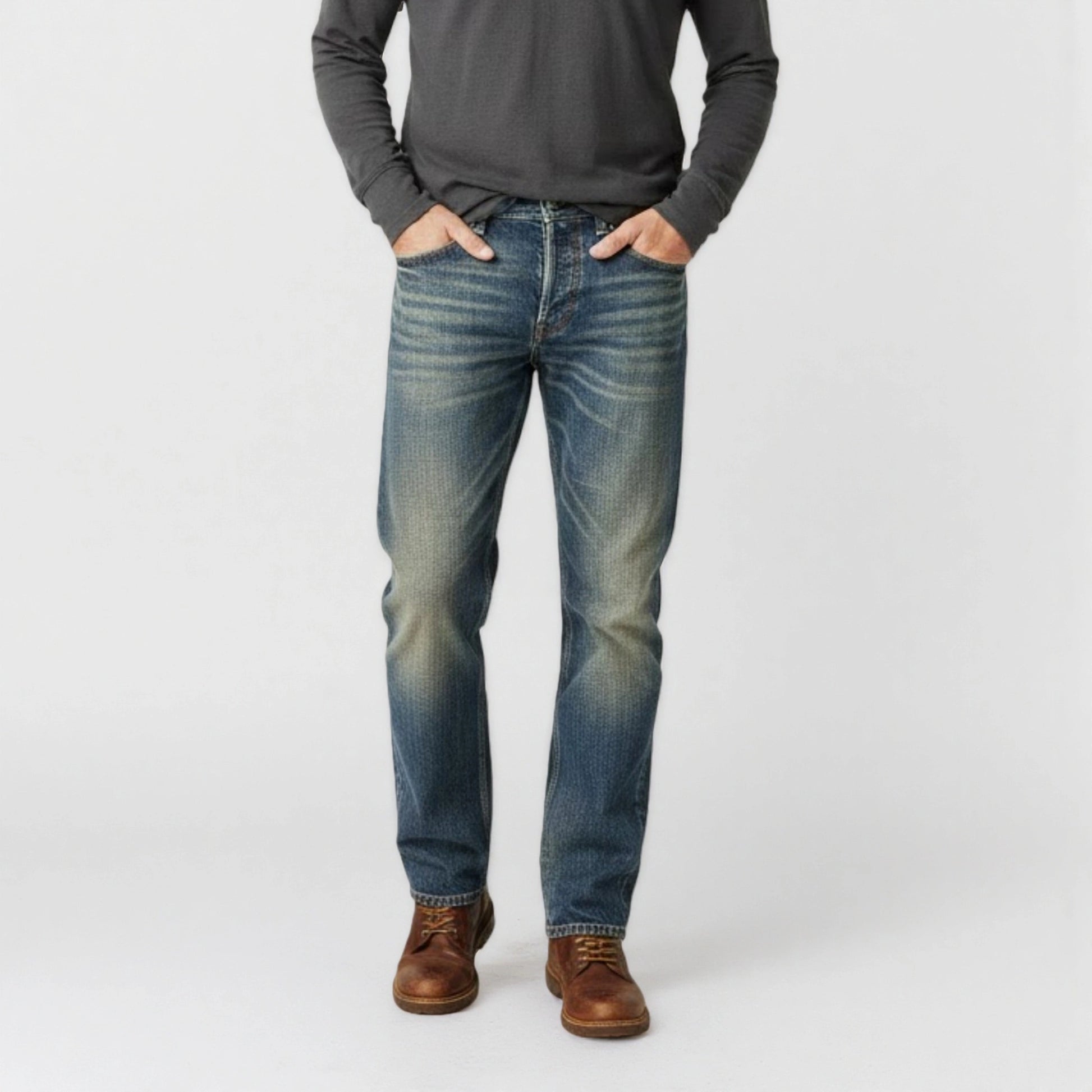 Heritage 20oz Selvedge Straight Jeans Vintage Blue