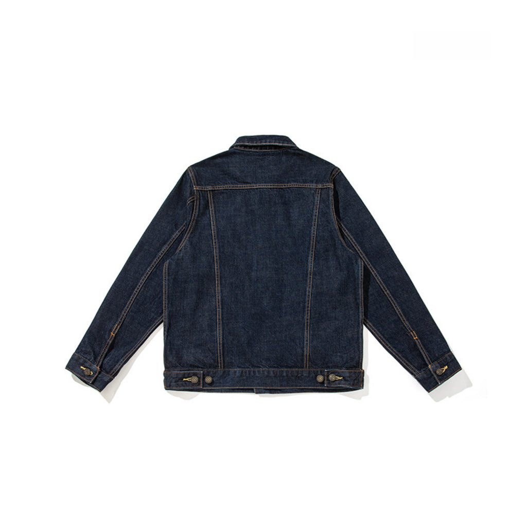 Veste en denim selvedge brut sanforisé 15 oz, type II