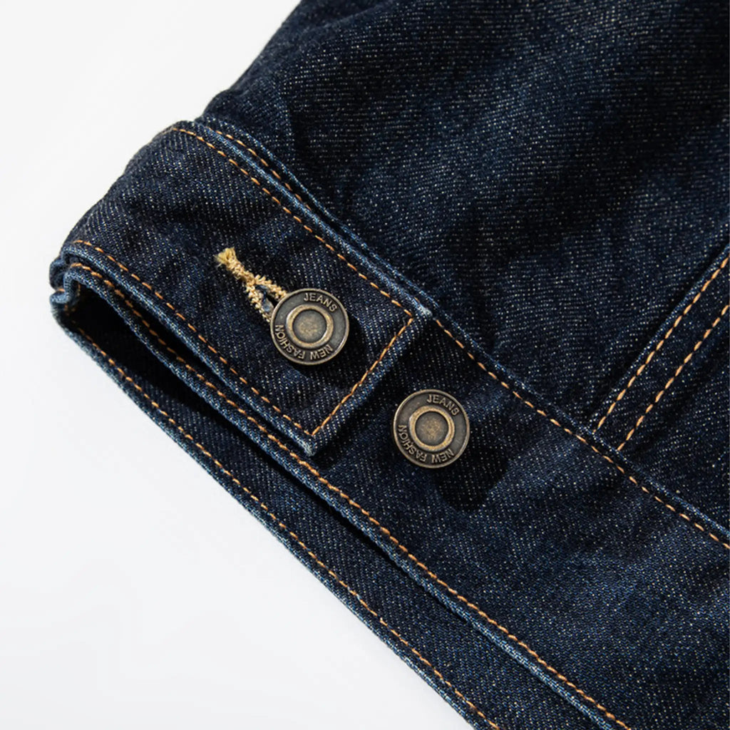 Veste en denim selvedge brut sanforisé 15 oz, type II