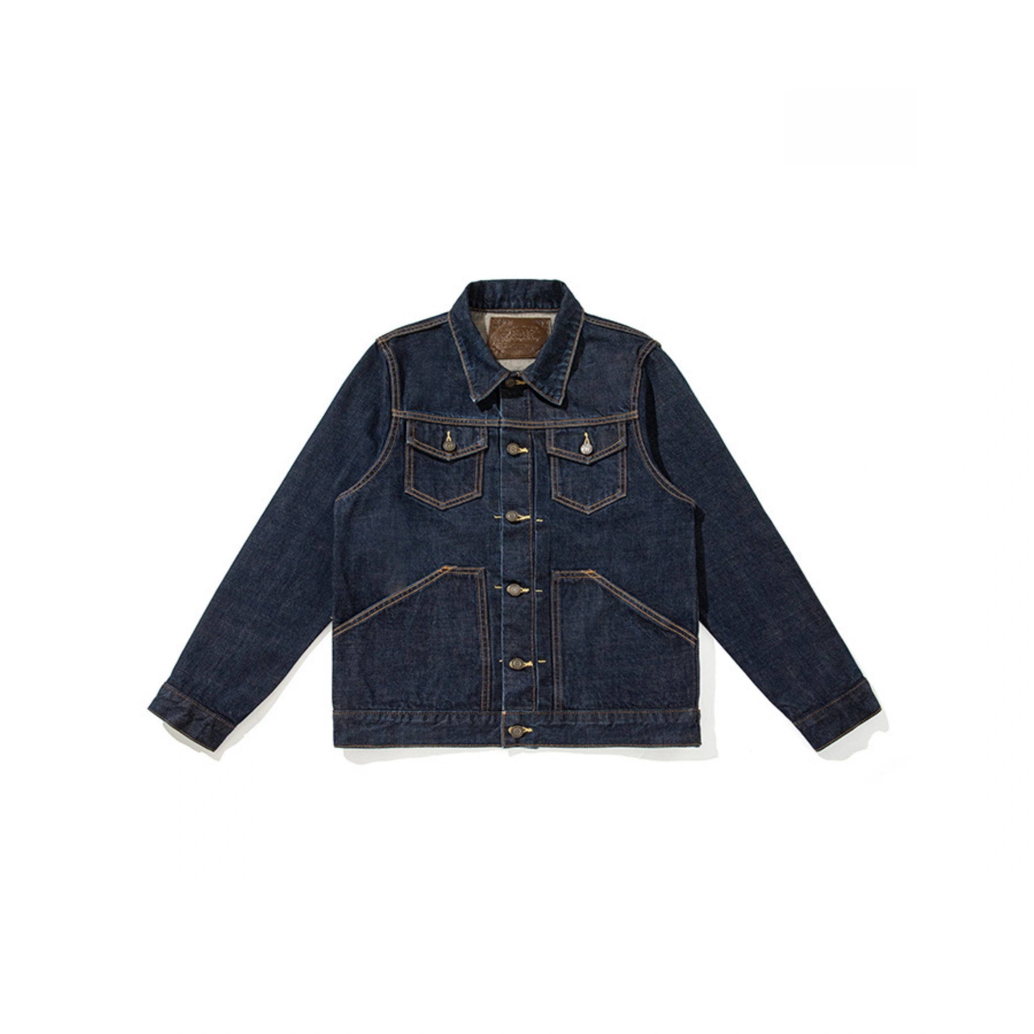 Veste en denim selvedge brut sanforisé 15 oz, type II