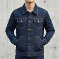 Veste en denim selvedge brut sanforisé 15 oz, type II