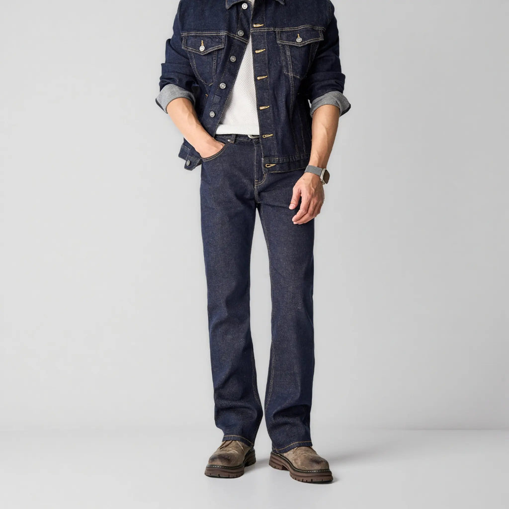 rgdenim_rawindigo_bootcut_selvedge_model_front