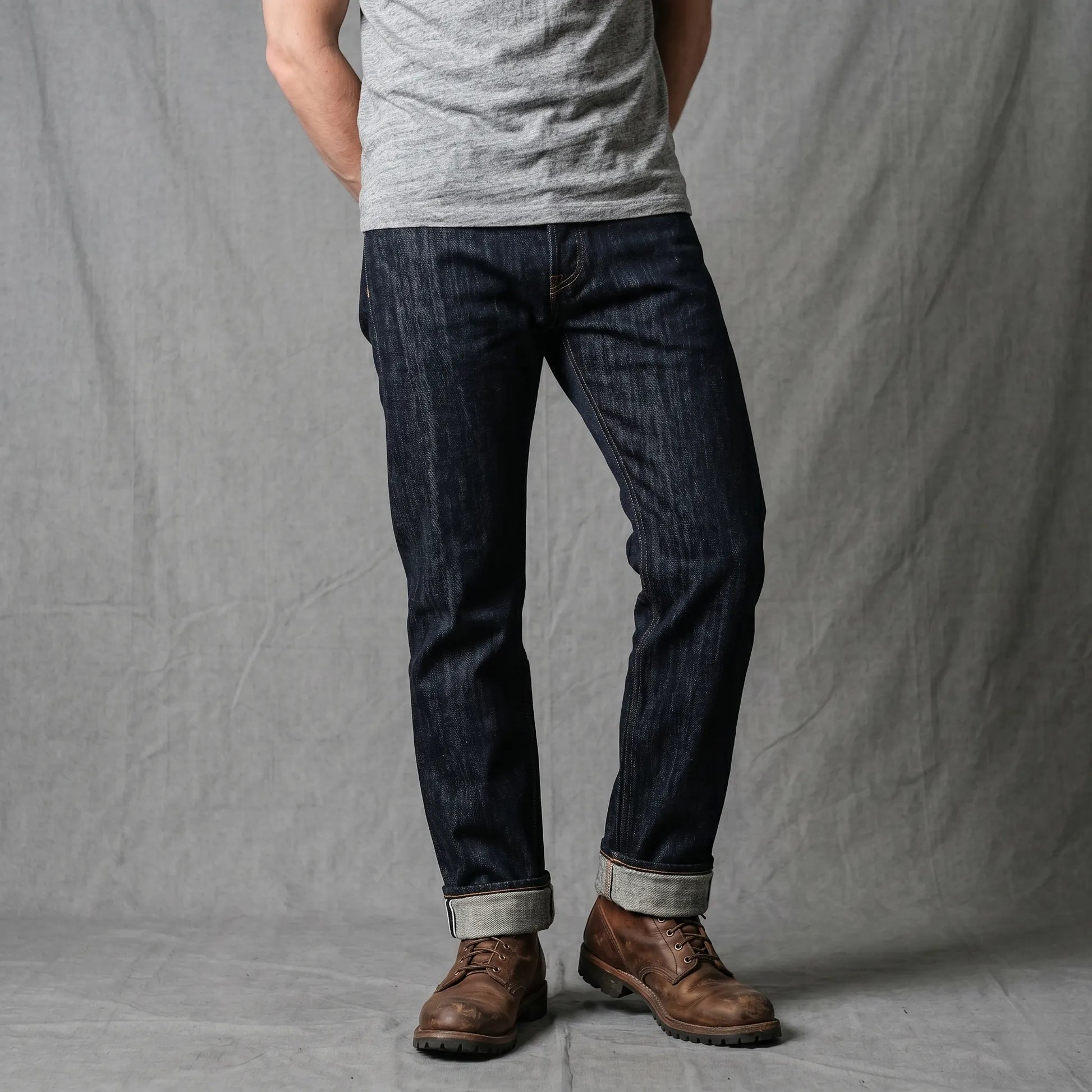 16oz Slubby One Wash Straight Selvedge Jeans | RG001-16A