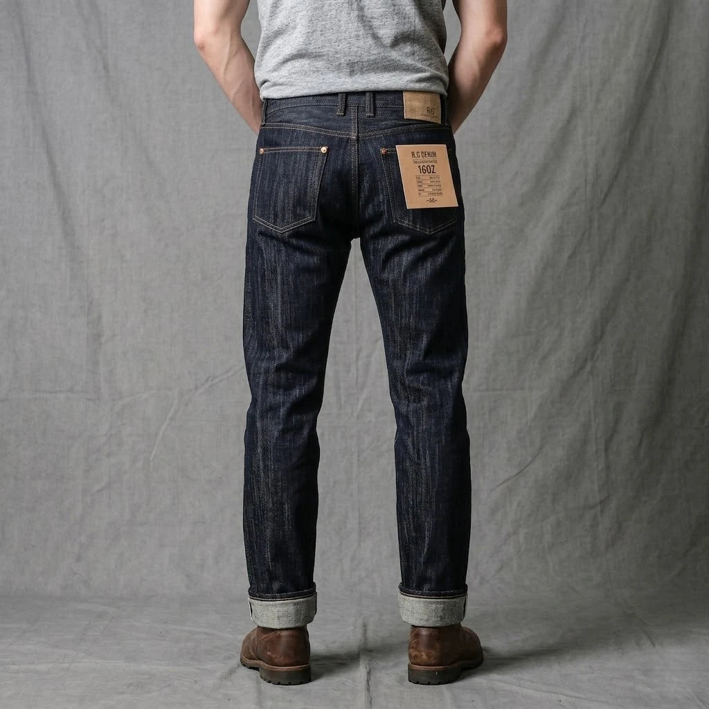 16oz Heritage Slub Selvedge Straight Jeans | RG001-16A