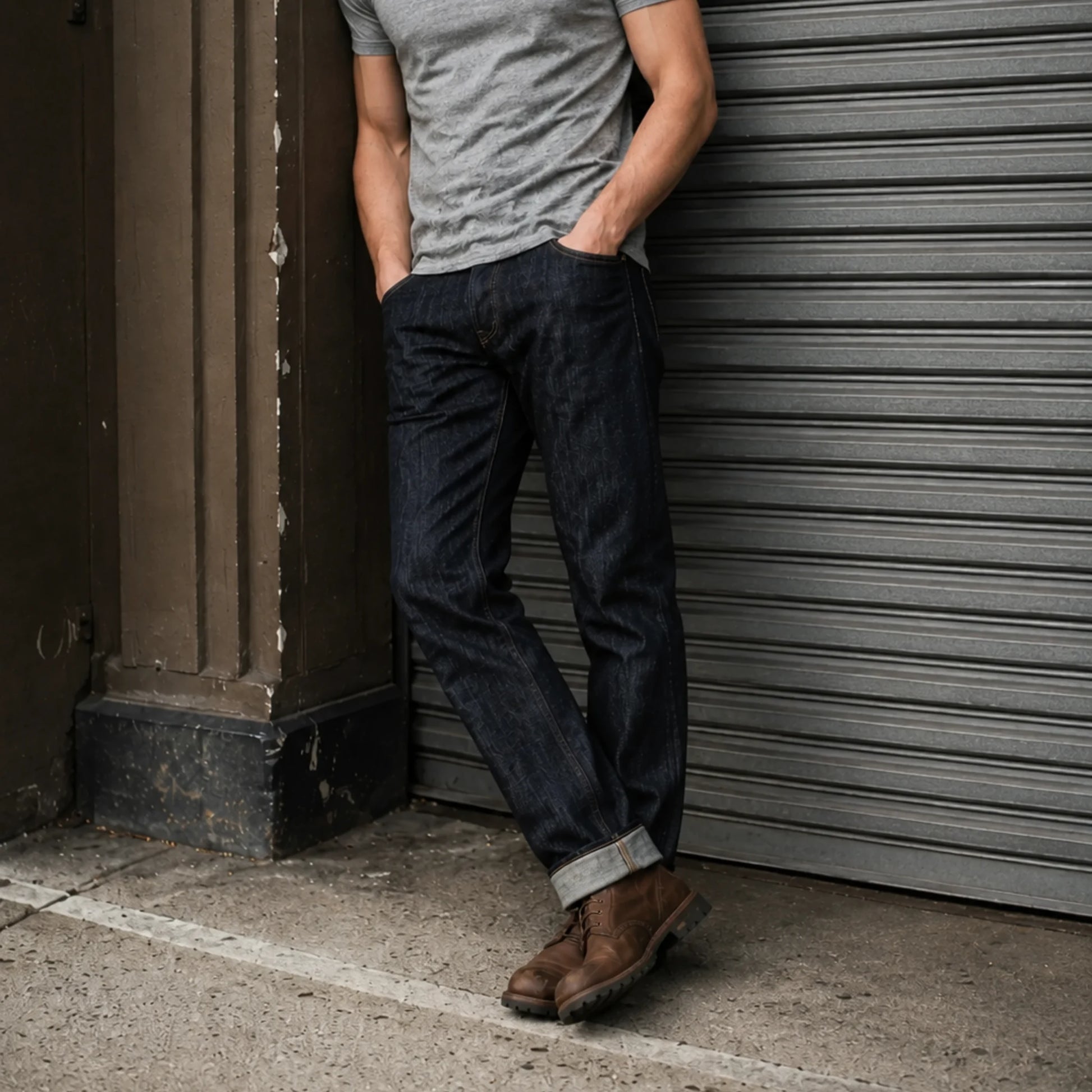 16oz Heritage Slub Selvedge Straight Jeans | RG001-16A