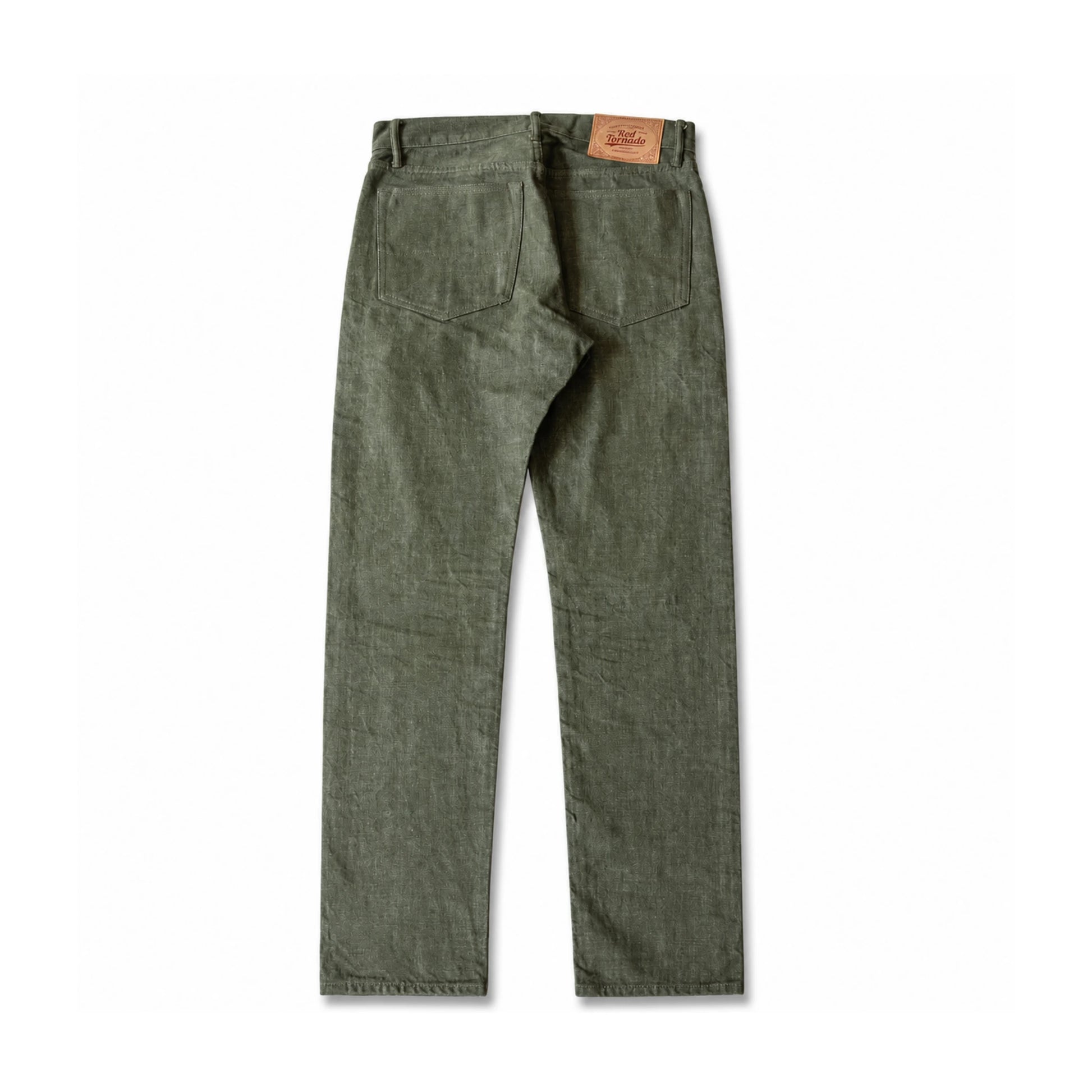 Vintage Blaue Slim Straight Fit Selvedge Jeans mit verblasster Waschung