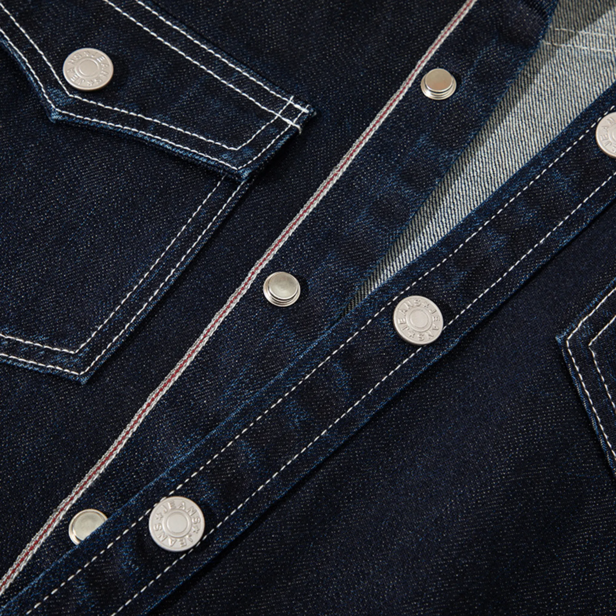 Chemise en denim western classique légère de 7 oz