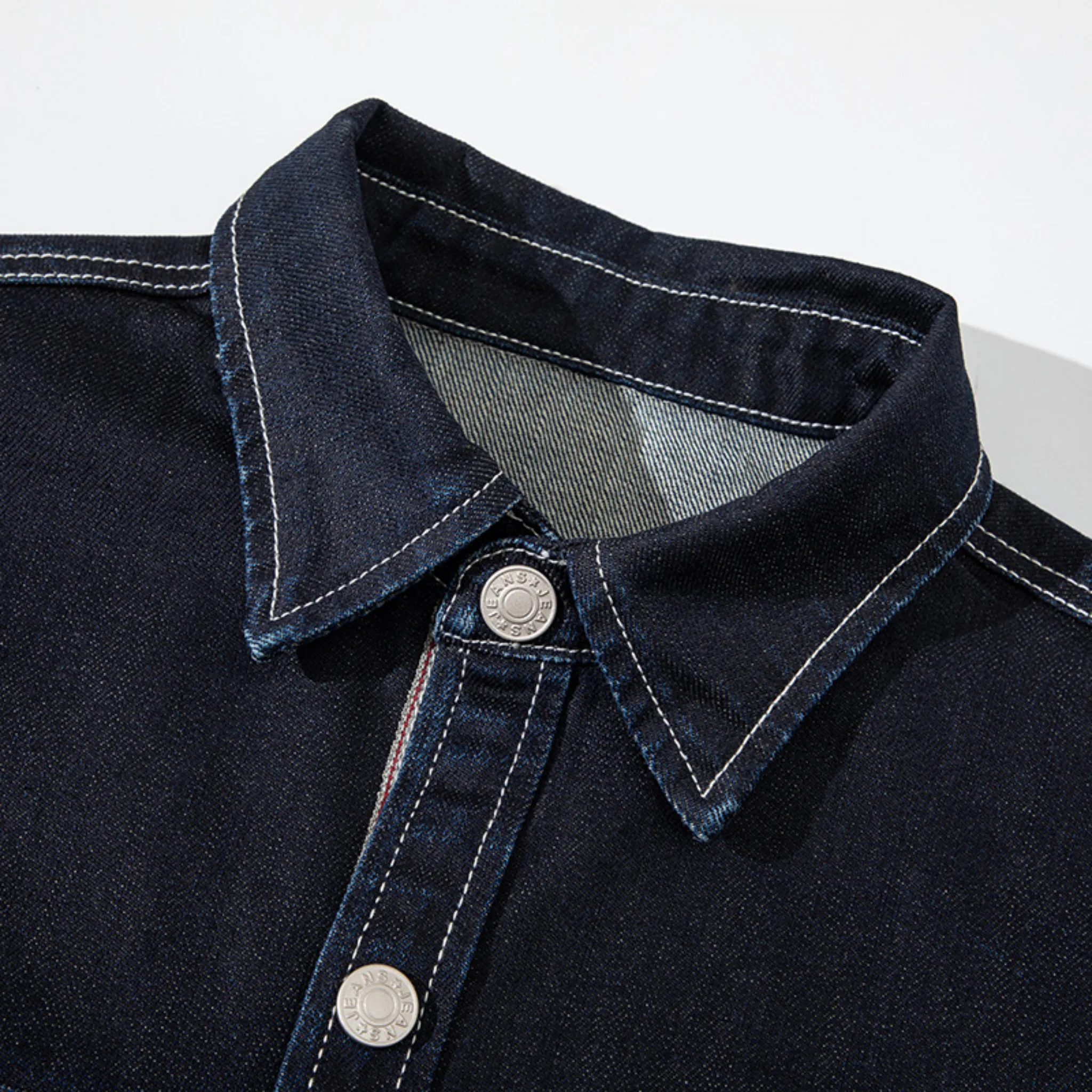 Chemise en denim western classique légère de 7 oz
