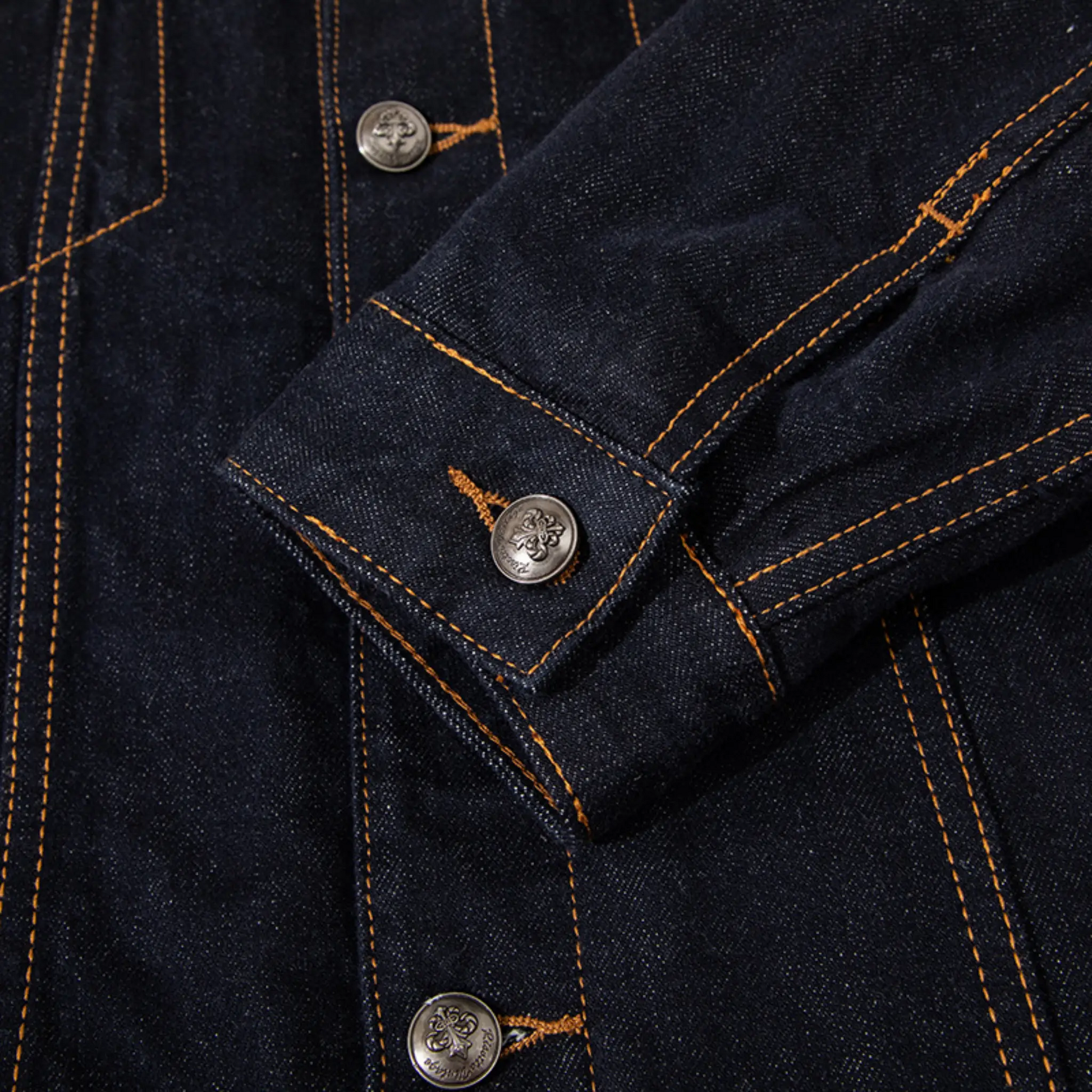 14oz Sherpa-Lined Washed Denim Jacket - Relaxed Fit