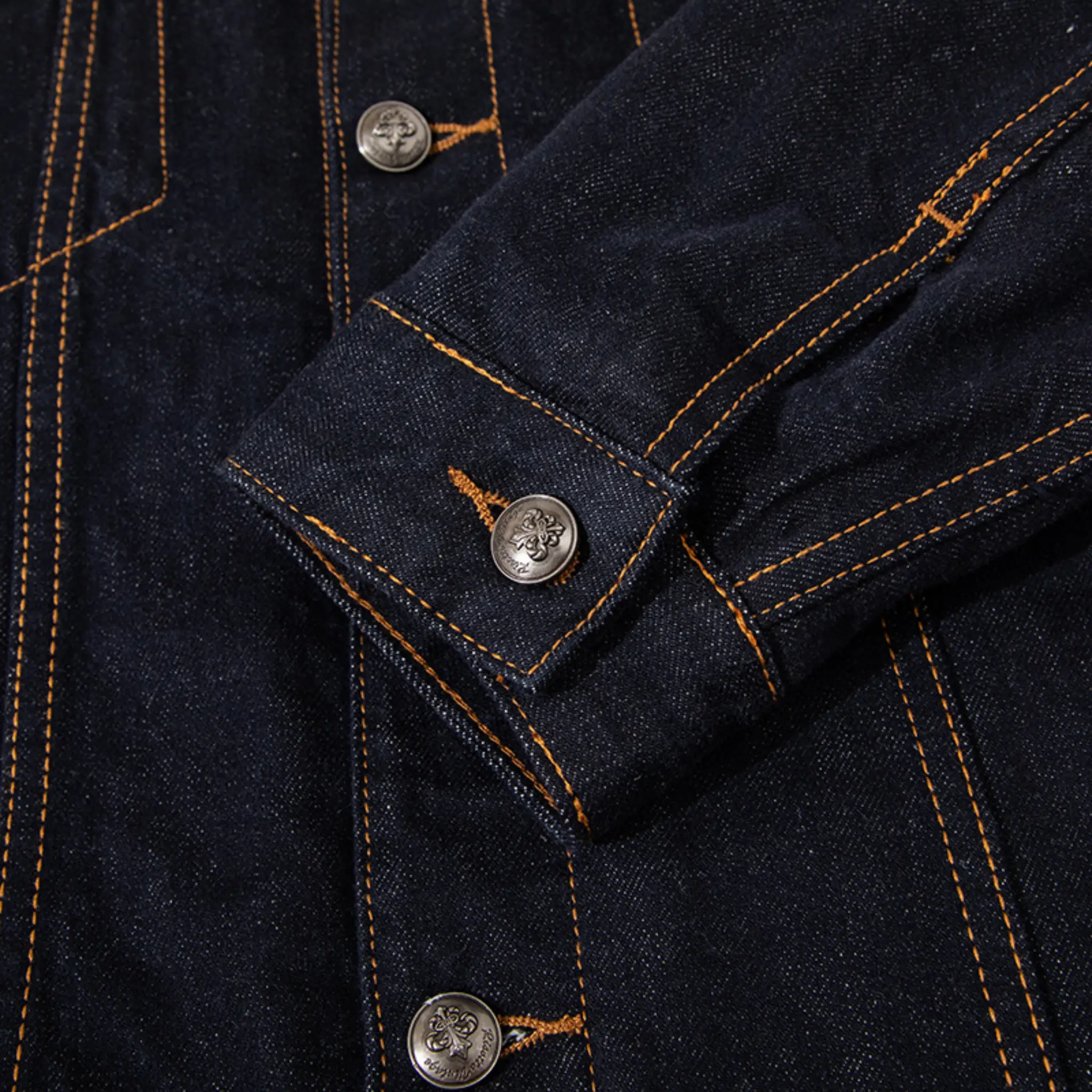 14oz Sherpa-gefütterte, gewaschene Jeansjacke – Relaxed Fit