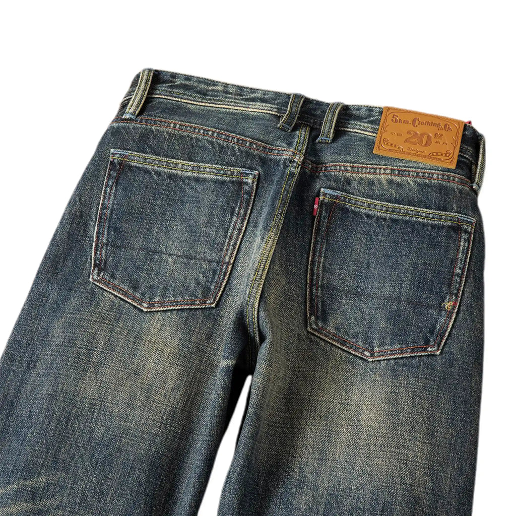 Heritage 20oz Selvedge Straight Jeans Vintage Blue