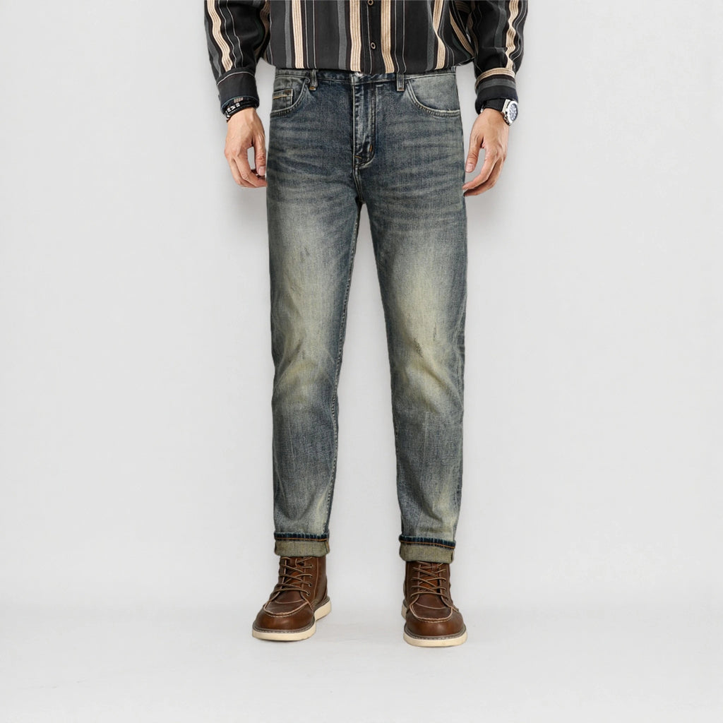 14oz Slim Fit Selvedge Jeans Vintage Light Wash