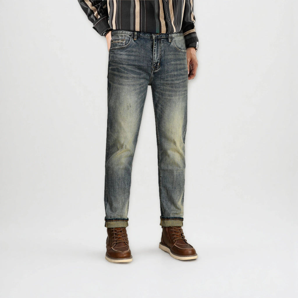 14oz Slim Fit Selvedge Jeans Vintage Light Wash