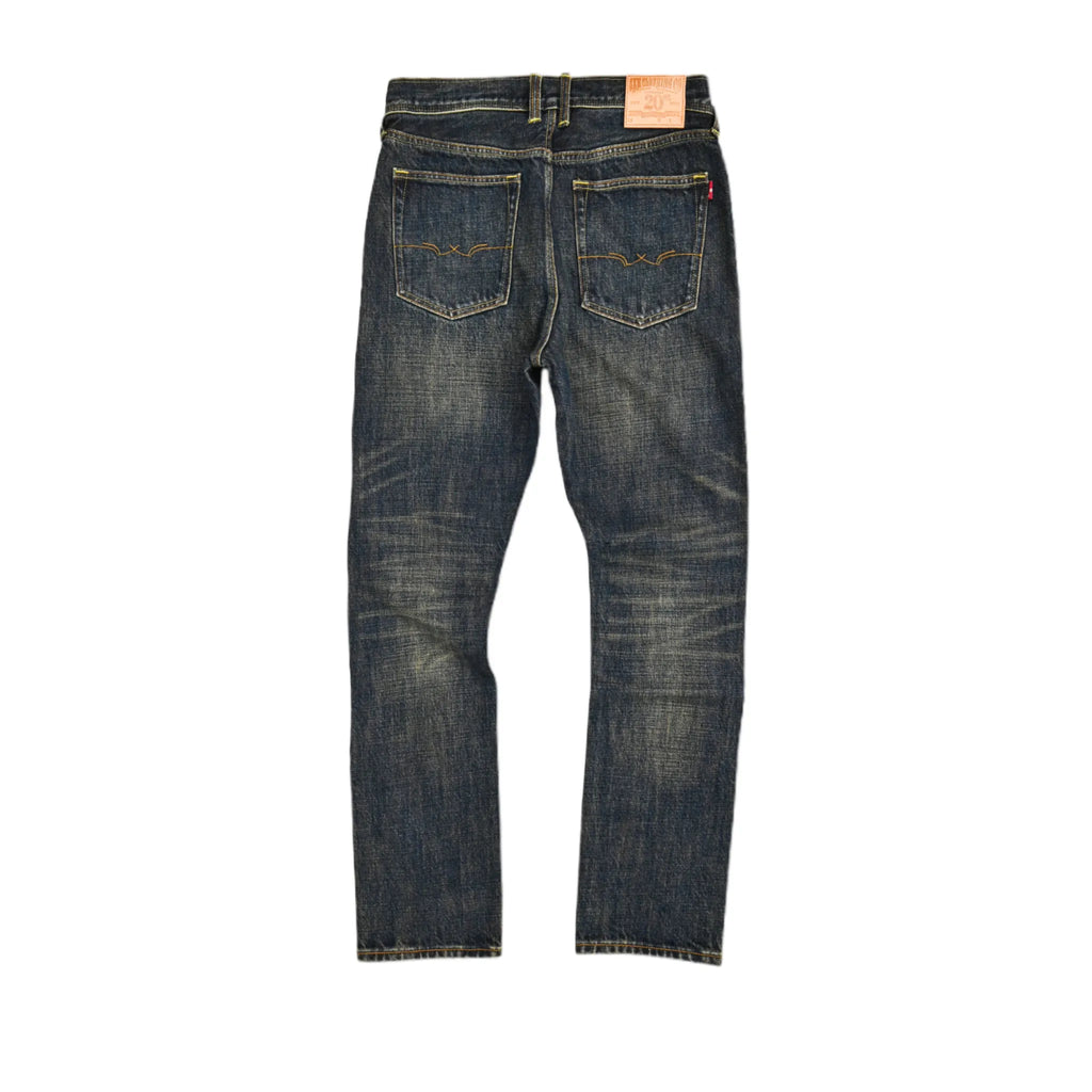 20oz Vintage Blue Selvedge Denim Jeans Straight Fit