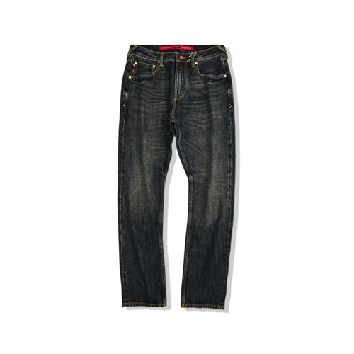 20oz Vintage Blue Selvedge Denim Jeans Straight Fit