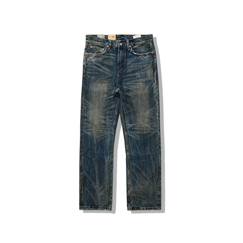 14oz Heavy Vintage Wash Straight Jeans