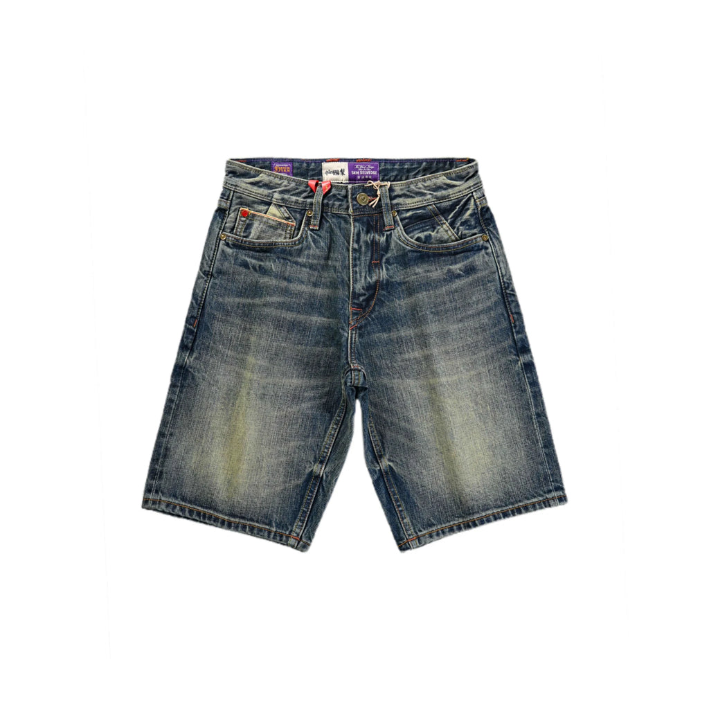 12oz Vintage Wash Selvedge Denim Shorts