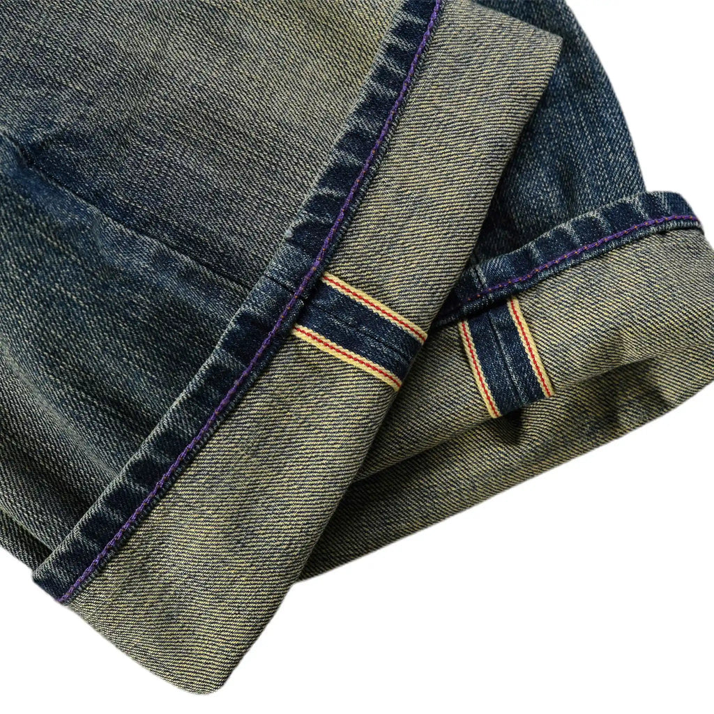 12oz Vintage Wash Selvedge Denim Shorts