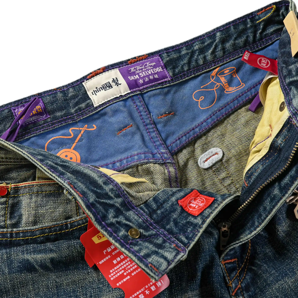 12oz Vintage Wash Selvedge Denim Shorts