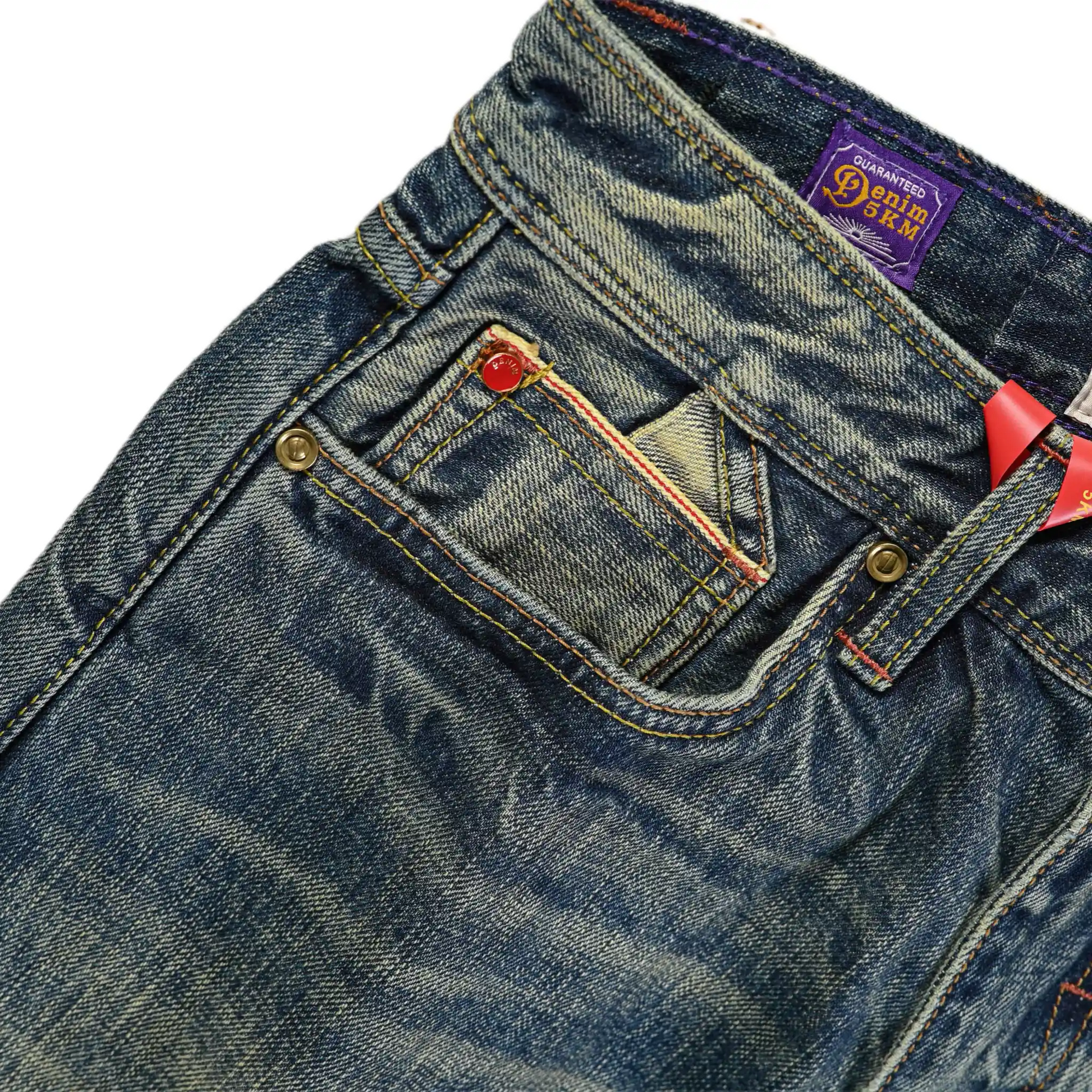 12oz Vintage Wash Selvedge Denim Shorts