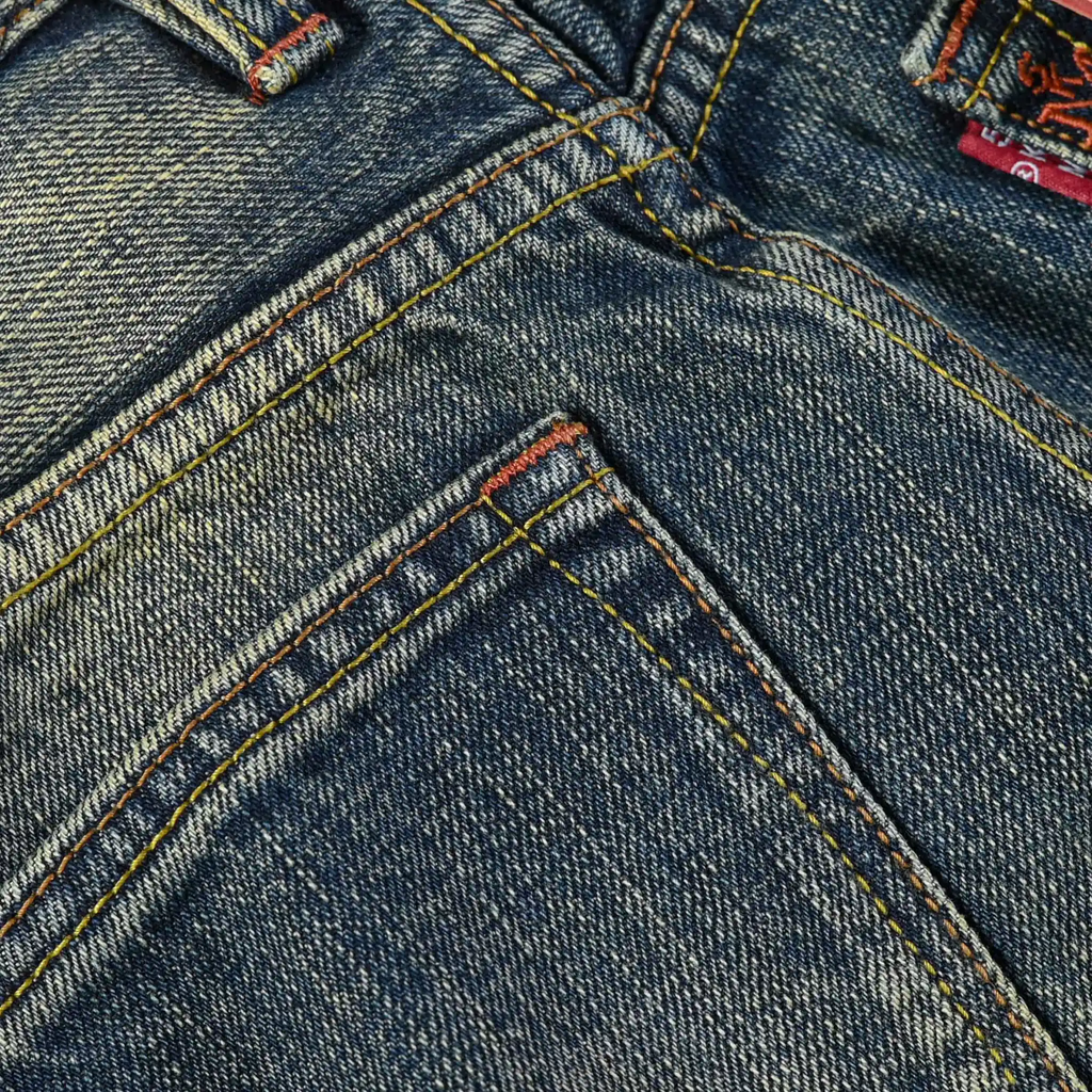 12oz Vintage Wash Selvedge Denim Shorts